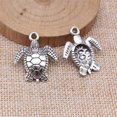 thumbnail image 1 of HOOUN 40 Pcs Tibetan Silver Tortoise Charms Pendant 29X24MM DIY Jewelry Making C15889, 1 of 3