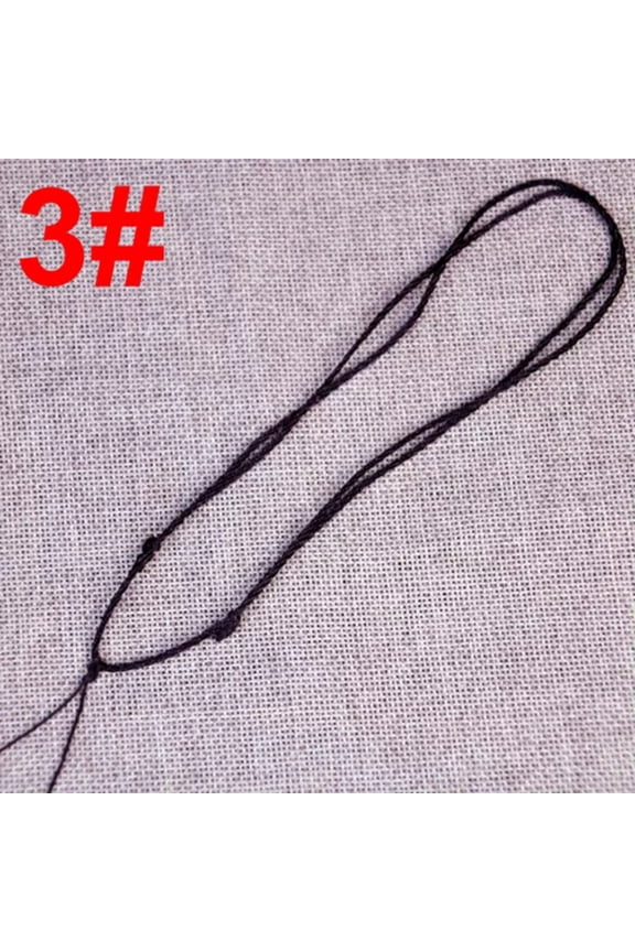 40pcs Chinese Silk Thread Hand Knotted Cord String Pendant Necklace Adjustable-Coffee