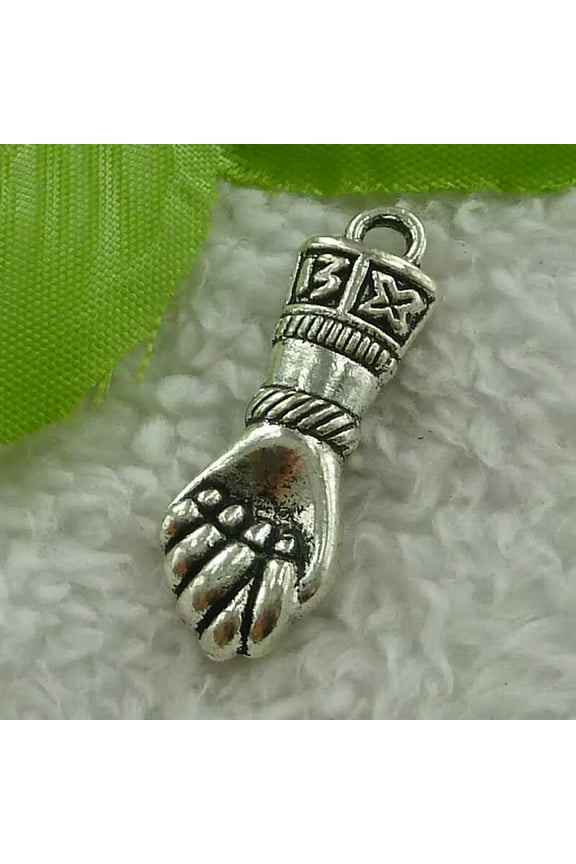 44pcs tibet silver Arm charms pendant 35X12mm B2952