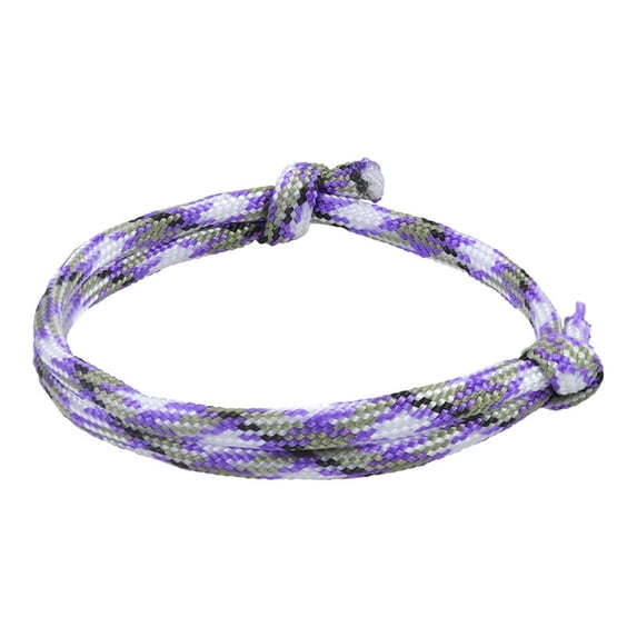 HOOUN 4PCS Neon Rope Woven Friendship Bracelet Teen Adjustable Hand Rope Party Gifts-11-4PCS