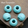 thumbnail image 1 of HOOUN 5*12mm Large Hole Loose Rondelle European Beads Bracelet Jewelry Making Charms-Blue Turquoise-5PCS (Random Pick), 1 of 9