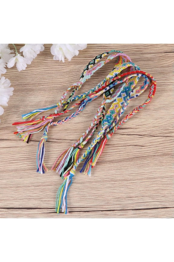 5 Pcs Nepal Woven Friendship Bracelets Party Premium Material