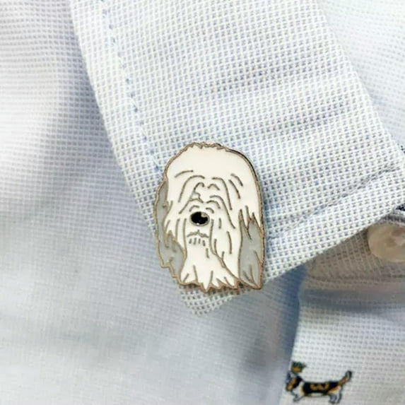 HOOUN 50 Styles Cartoon Pet Dog Pin Badges Lapel Brooches Metal Enamel Accessories-24