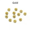 thumbnail image 1 of HOOUN 50pcs Rhinestone Rondelles Crystal Bead Loose Spacer Bead for DIY Jewelry Making-Gold-10mm x 50Pcs, 1 of 6