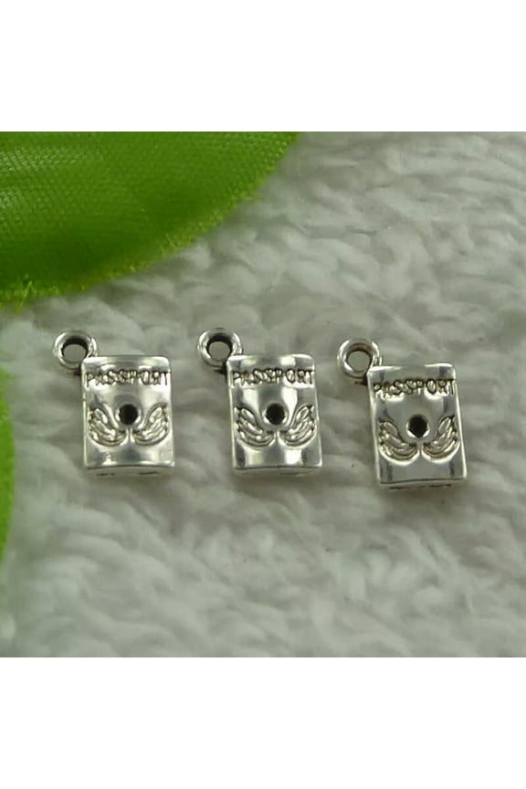 520 pcs tibet silver book charms 12x7mm B4036