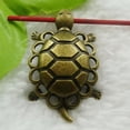 thumbnail image 1 of HOOUN 56 pcs bronze plated tortoise charms pendant 39x23mm B623, 1 of 2