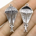 thumbnail image 1 of HOOUN 58 Pcs Antique Silver Brolly hop Charms Pendant 40X18MM C13440, 1 of 2