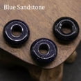 thumbnail image 1 of HOOUN 5mm Large Hole Loose Rondelle European Beads for Bracelet Jewelry Making Charms-Blue Sandstone-Only 1PC (Random Pick), 1 of 9