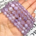 thumbnail image 1 of HOOUN 6/8/10MM Natural Faceted Aquamarines Agates Round Loose Beads for Jewelry Making-Amethysts-8mm 33-35pcs, 1 of 8