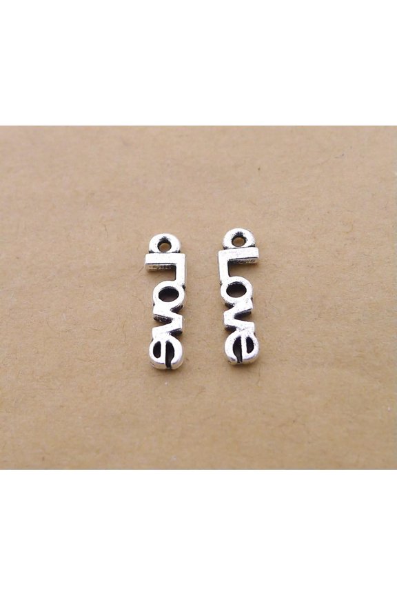 600 Pcs Tibetan Silver Love Charms Pendant 15x5MM LY1612 DIY Jewelry Making