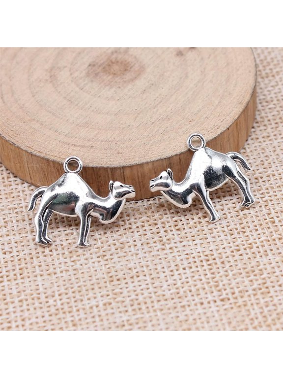 70 Pcs Tibetan Silver Camel Charms Pendant 21X19MM DIY Jewelry Making C15772