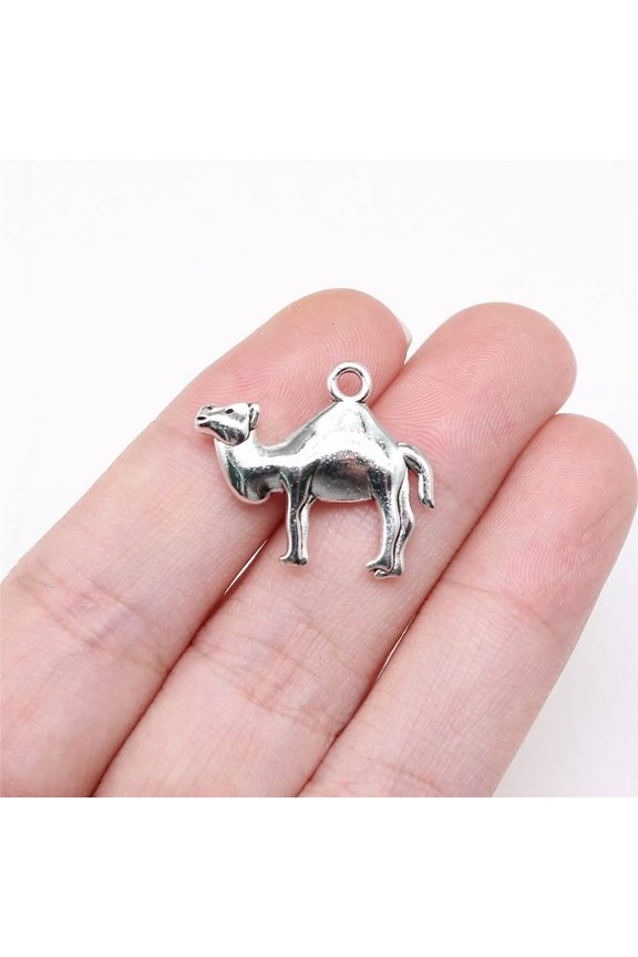 90 Pcs Antique Silver camel Charms Pendant 21x19MM B16661