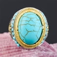 thumbnail image 1 of HOOUN 925 Silver Rings Women Turkish Handmade Ring Wedding Party Jewelry Size 6-10-#14-7, 1 of 4
