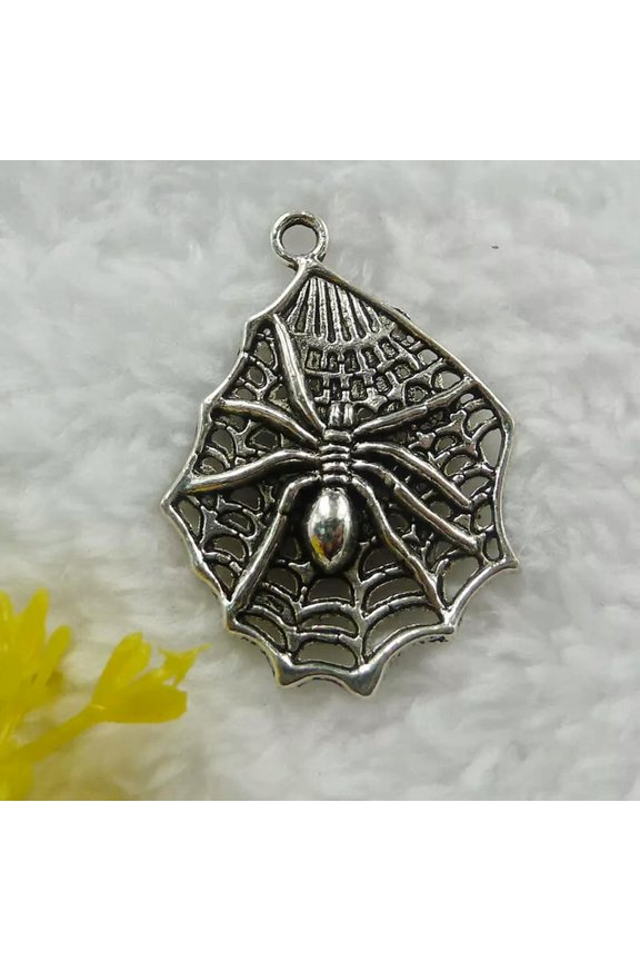 96 pcs tibet silver cobweb charms pendant 35x25mm B127