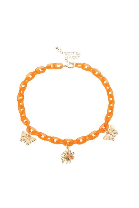 Acrylic Chain Collars for Women Link Necklace Necklaces Miss