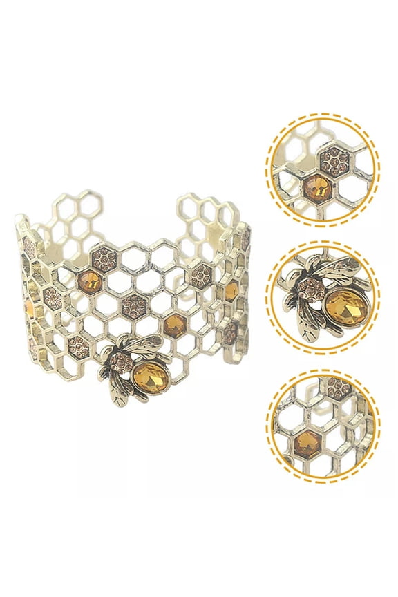 Alloy Bee Bracelet Miss Bracelets for Charm Cuff Bangle Adjustable