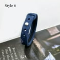 thumbnail image 1 of HOOUN Anti Allergic Silicone Exercise Radiation Resistant Bracelet Wristband Gift +-style 6, 1 of 9