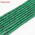 thumbnail image 1 of HOOUN Assorted Gemstones 2x4mm Rondelle Crystal Spacer Loose Beads for Jewelry Making-Malachite-1 String (Random), 1 of 9