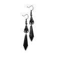 thumbnail image 1 of HOOUN Black Bat Earrings Halloween Red Prisms Crystal Dangle Drop Gothic Jewelry Gifts-Black Prisms Crystal, 1 of 2