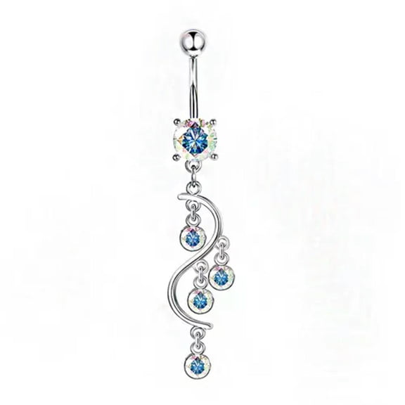 HOOUN Body Piercing Belly Navel Rings Cartilage Earring Clip Fake Belly Piercing Sexy-8