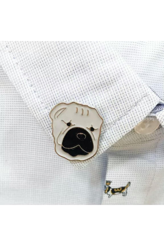 Cartoon Pet Dog Pin Badge Lapel Brooch Metal Enamel Clothing Bag Accessories-14