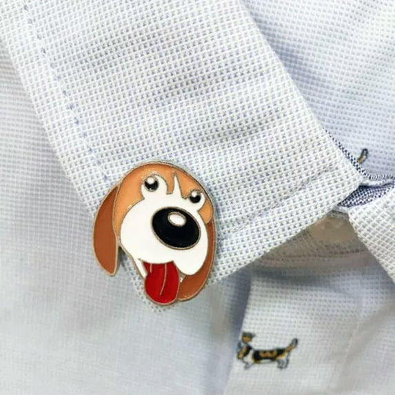 HOOUN Cartoon Pet Dog Pin Badge Lapel Brooch Metal Enamel Clothing Bag Accessories-26