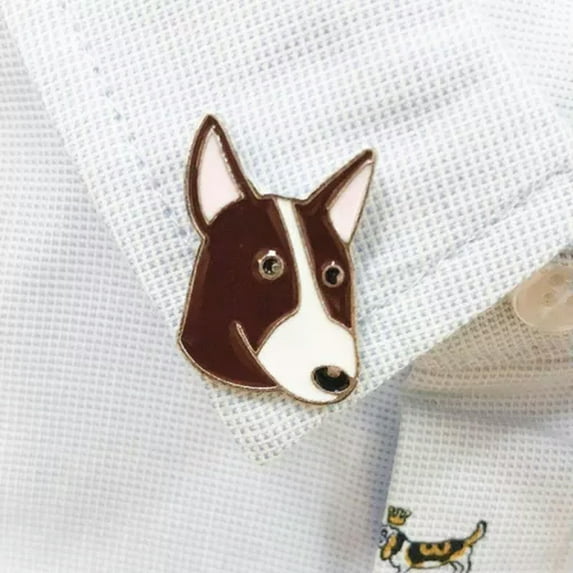 HOOUN Cartoon Pet Dog Pin Badge Lapel Brooch Metal Enamel Clothing Bag Accessories-35