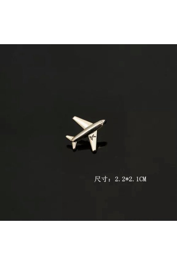 Cool Brooch Breastpin Unisex Lapel Pins Suit Shirt Collar Jewelry Accessories-small plane