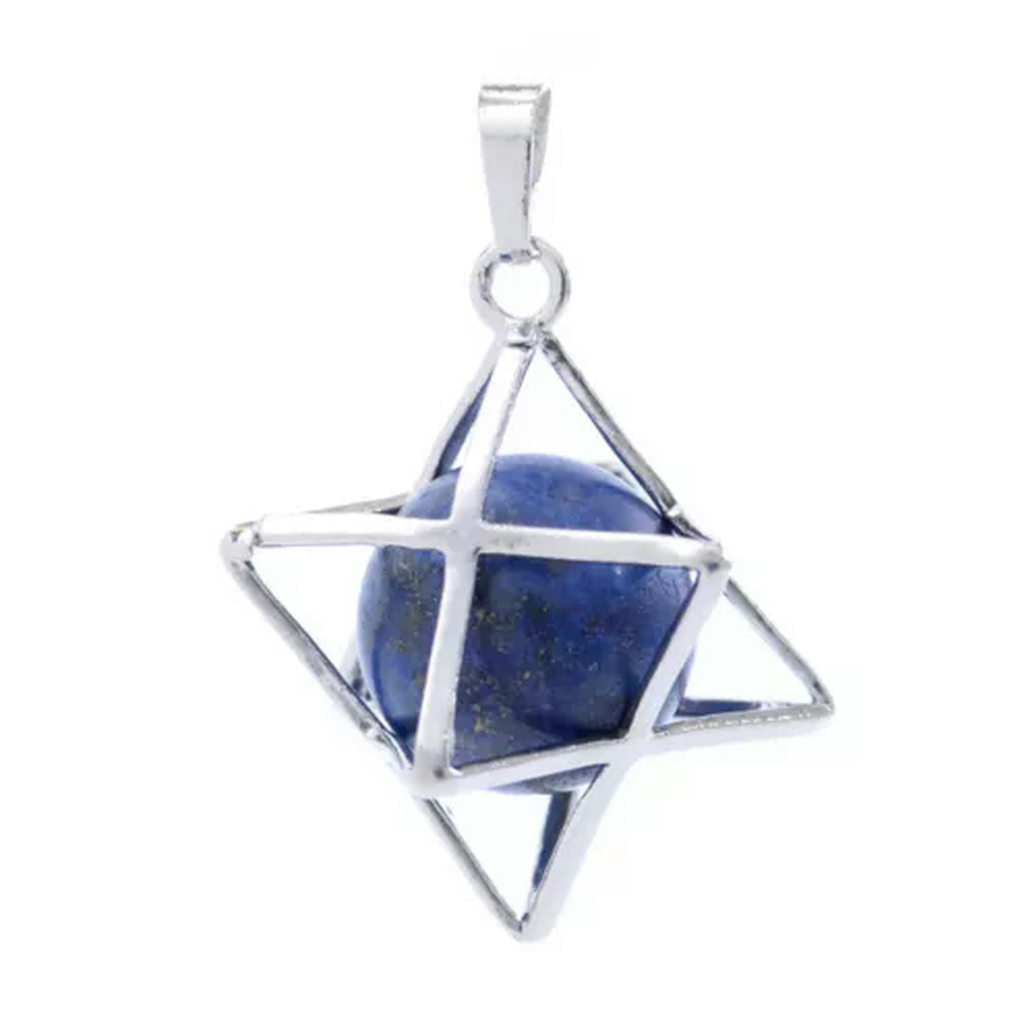 ZHIYUXI Lapis Lazuli Crystal Pendulum – Dowsing & Divination Tool For Reiki, Meditation, Witchcraft, Energy Healing