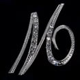 thumbnail image 1 of HOOUN Crystal Rhinestone 26 Letters Women Collar Brooch Pin Corsage Bouquet Jewelr :yq-M, 1 of 4