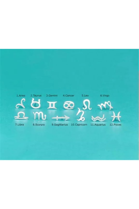 Cute Mini Small Bat Ghost Snake Stud Earring Ear Piercing Xmas Earring Jewelry-Libra