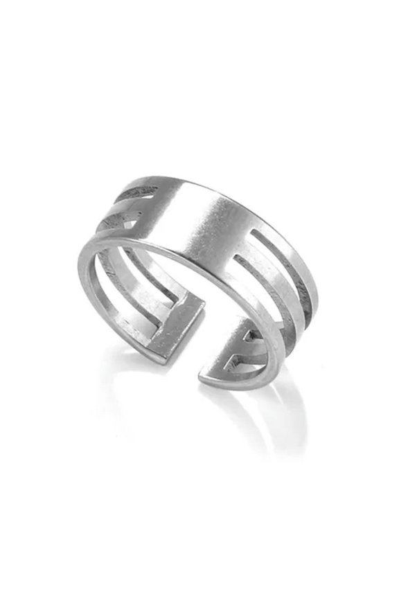 DIY Handmade Ring Opening Closing Finger Jewelry Tool Ring Opener Jump Ring DIY-silver