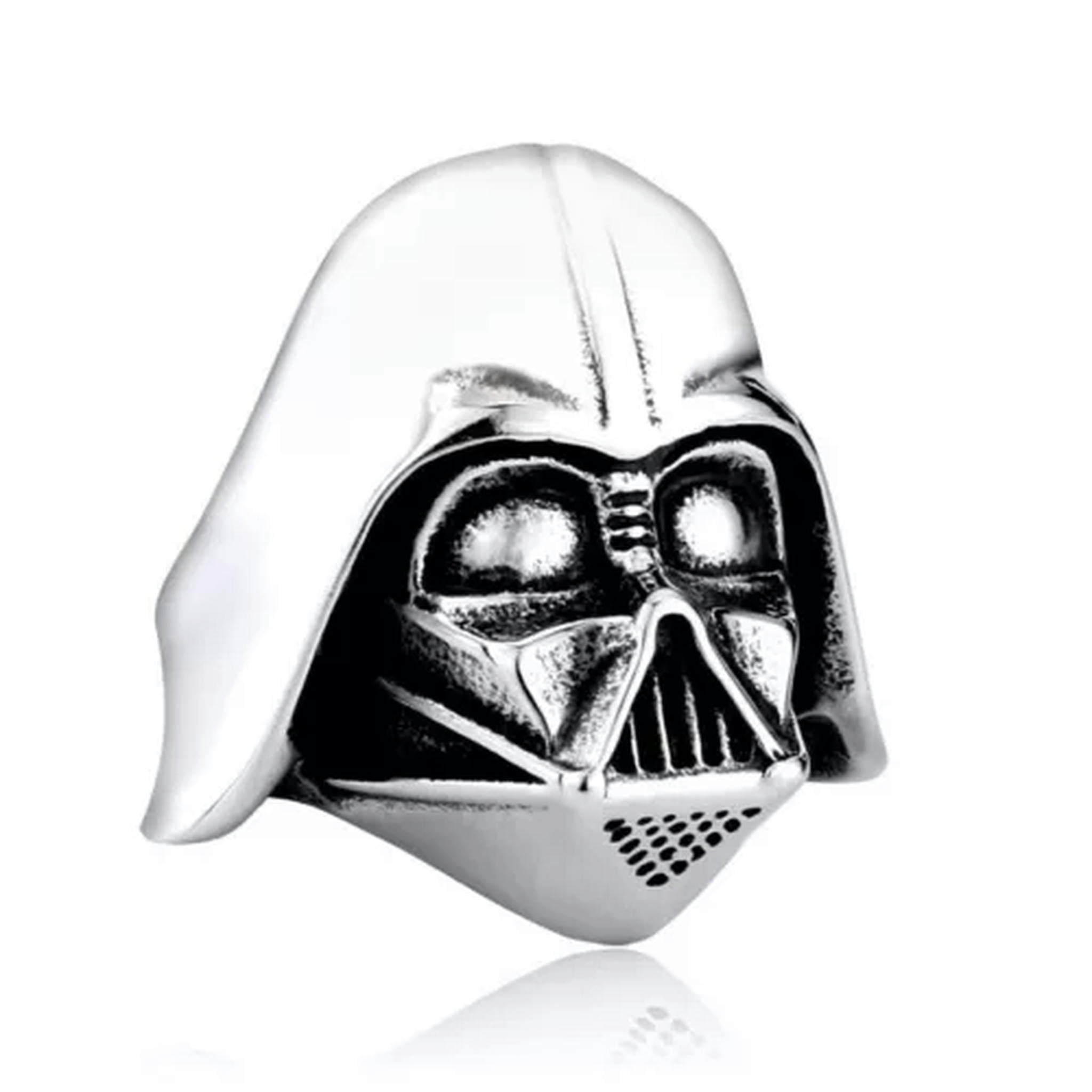 HOOUN Darth Vader War Robot Warrior Helmet Ring Stainless Steel