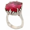 thumbnail image 1 of HOOUN Elegant 925 Silver Filled Ring Women Cubic Zircon Wedding Jewelry Size 5-11-Silver #1-8, 1 of 1