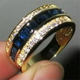 thumbnail image 1 of HOOUN Elegant Jewelry 925 Silver Rings Cubic Zirconia for Women Wedding Ring Size 6-10-#6-7, 1 of 3