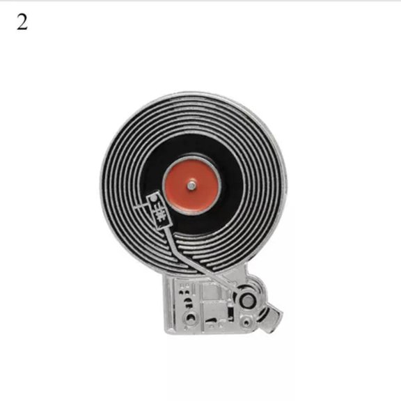 HOOUN Enamel Alloy Cartoon Animal Character Brooch Punk Fashion Pin Badge Gift Set-2-Record