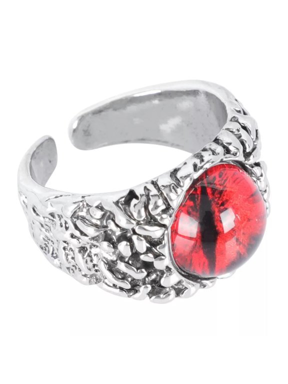 Evil Eye Rings Red Vintage for Women Demon Special Occasion Lovers