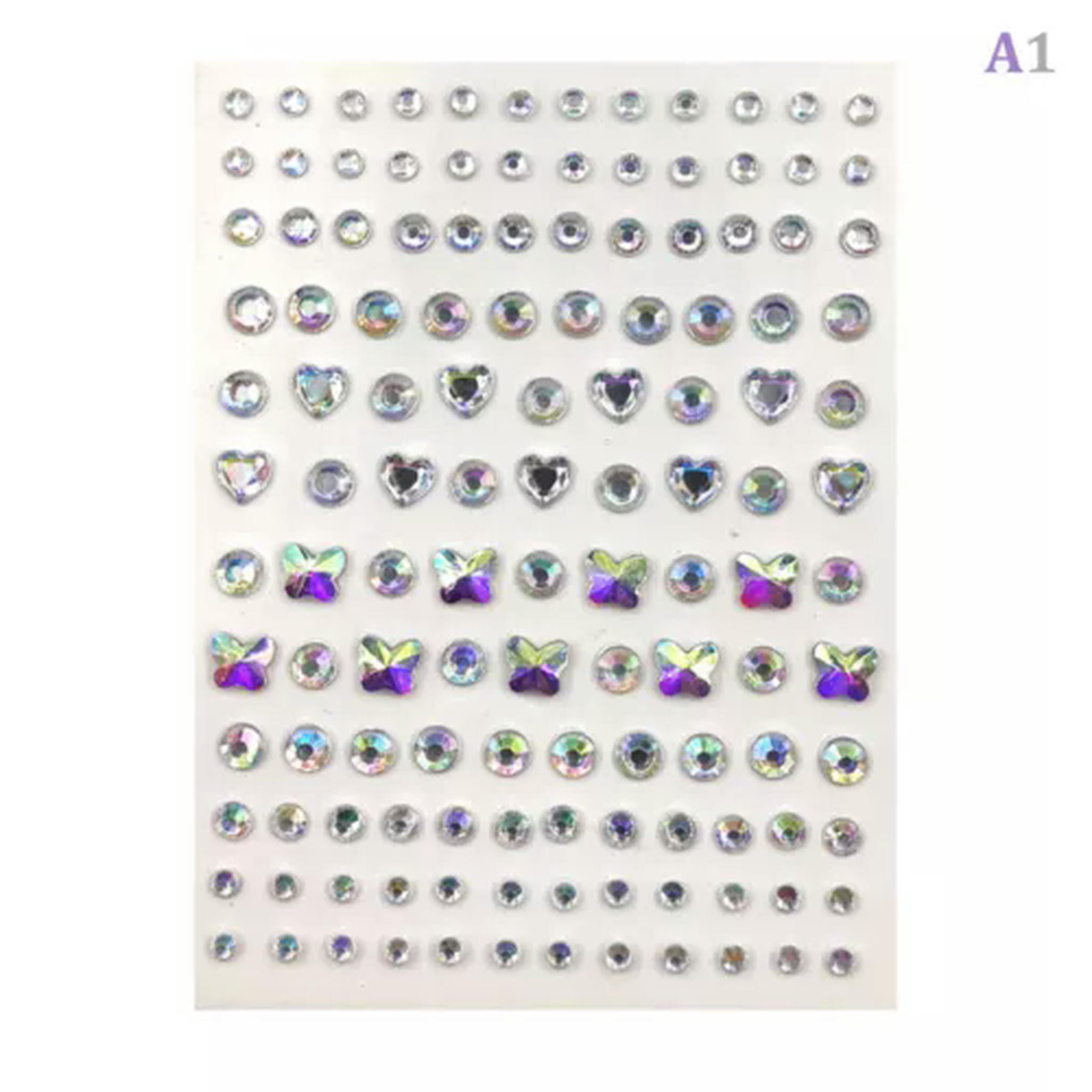 HOOUN Face Stickers Face Makeup Crystal Jewel Stickers Decoration Self ...