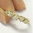 thumbnail image 1 of HOOUN Fashion 925 Silver,Gold Rings Cubic Zircon Women Wedding Jewelry Size 6-10-7-Style 1, 1 of 5