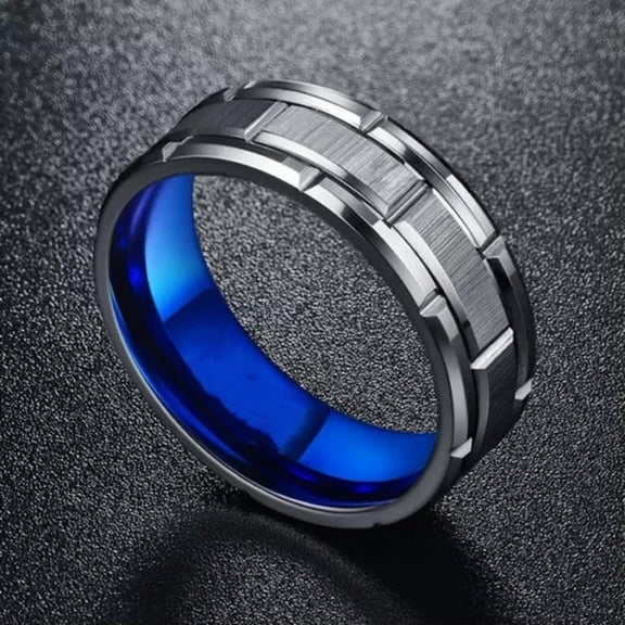 HOOUN Fashion 925 Silver Jewelry For Women Wedding Band Rings Size 6-10-7-Silver