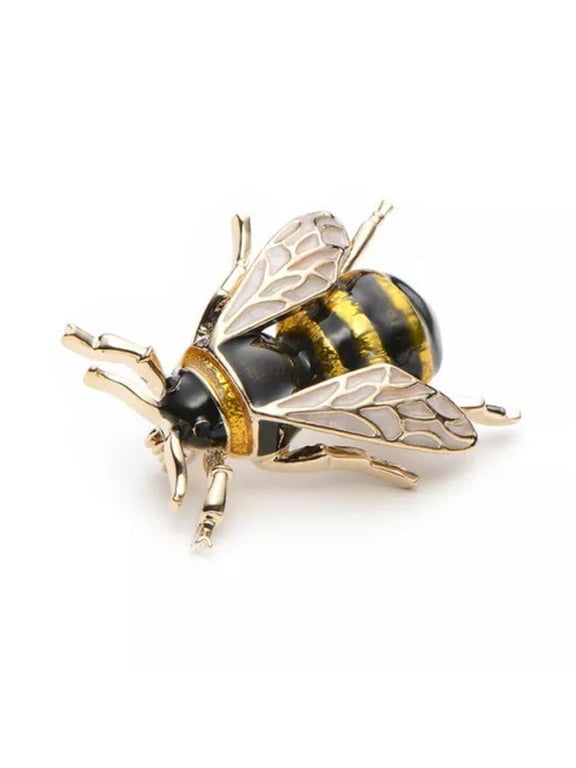 Fashion Crystal Enamel Insect Bee Brooch Pin Corsage Women Wedding Jewelry Gifts-#10