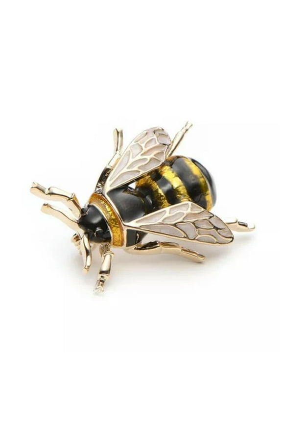 Fashion Crystal Enamel Insect Bee Brooch Pin Corsage Women Wedding Jewelry Gifts-#10