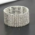 thumbnail image 1 of HOOUN Fashion Women Multilayer Wrist Bracelet Shining Bling Crystal&nbsp;Party Wedding 0412-8 Layer, 1 of 9