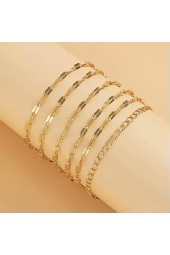 Fashion Women Waist Luxury Belly Chain 3D O-Ring Interlocking Body Jewelry 0835-Gold