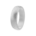 thumbnail image 1 of HOOUN Finger Ring Silicone Rings Sport Ring Rubber Band Ring Wedding Scale Pattern +-silver-10, 1 of 9