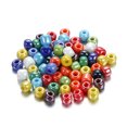 thumbnail image 1 of HOOUN Glass Beads 3-4MM Diy Jewelry Spacer Beads Tassel Beads Bracelet Accessories-Mixed color-4mm/1200pcs/96g, 1 of 9
