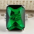 thumbnail image 1 of HOOUN Gorgeous 925 Silver Jewelry Wedding Rings for Women Crystal Ring Size 6-10-9-Style_4, 1 of 2