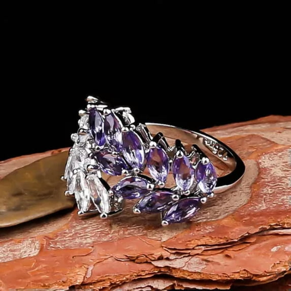 HOOUN Gorgeous 925 Silver Ring Cubic Zirconia Women Wedding Jewelry Gifts Sz 6-10-11-#3