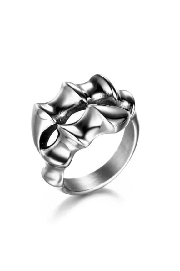 Gothic Beast Claw Skull Ring Stainless Steel Dragon Eagle Claw Ring Biker Punk-7