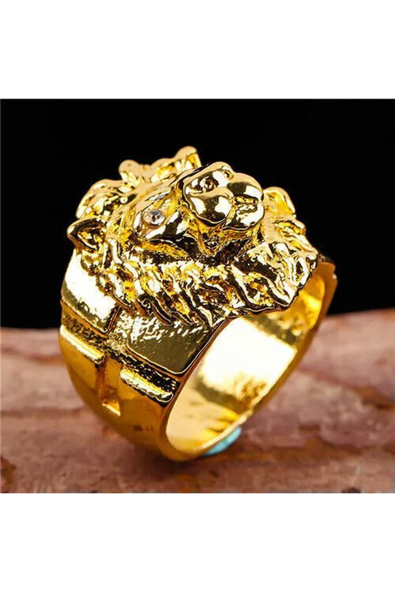 Gothic Punk Party Skull Ring Men Band 925 Silver Filled Rings Jewelry Sz 6-13-7-Style 1